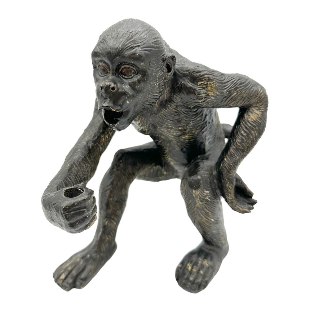 TIC Collection Resin Monkey Figurine Sculpture Bookshelf Accent